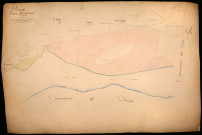 Sougy-sur-Loire, cadastre ancien : plan parcellaire de la section B dite de Tinte, feuille 4, annexe
