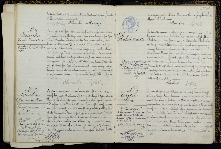 Entrains-sur-Nohain : actes d'état civil (naissances et mariages).