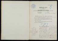 Montigny-aux-Amognes : actes d'état civil.