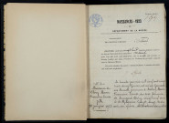 Arleuf : actes d'état civil.