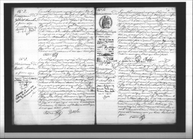 Giry : actes d'état civil.