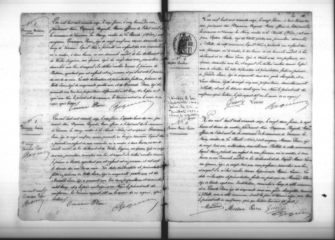 Varennes-lès-Narcy : actes d'état civil.