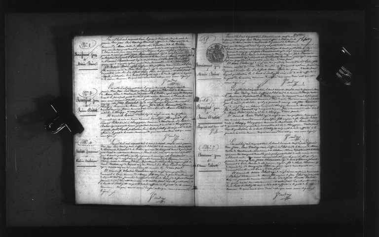 Moux-en-Morvan : actes d'état civil.