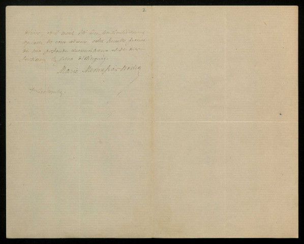 MENNESSIER-NODIER (Marie), poétesse (1811-1893) : 1 lettre.