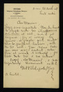 DELAPORTE (Victor), jésuite et critique aux Etudes (1846-1910) : 2 lettres.