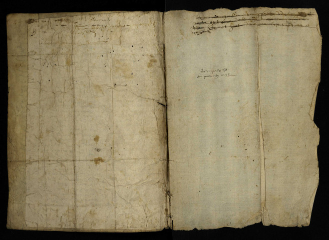 Fief de Finy à Vitry-sur-Loire : copie du terrier de 1575, exécutée en 1620 d'après une autre copie de 1605.