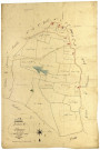 Diennes-Aubigny, cadastre ancien : plan parcellaire de la section G dite de Diennes, feuille 1