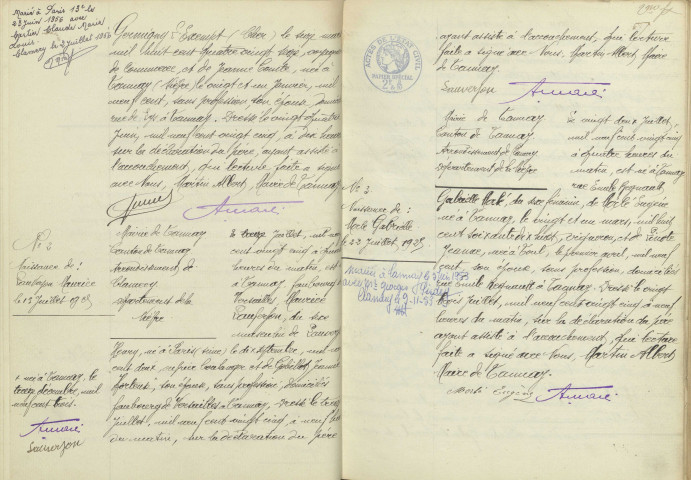 Tannay : actes d'état civil.