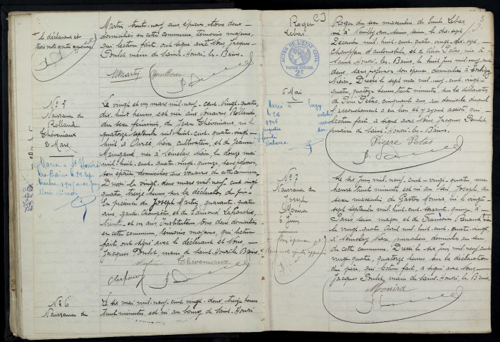 Saint-Honoré-les-Bains : actes d'état civil.