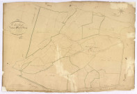 Challuy, cadastre ancien : plan parcellaire de la section B dite du Bourg, feuille 4