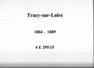 Tracy-sur-Loire : actes d'état civil.
