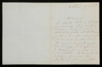 PROTAIS (Alexandre), peintre (1826-1890) : 1 lettre.