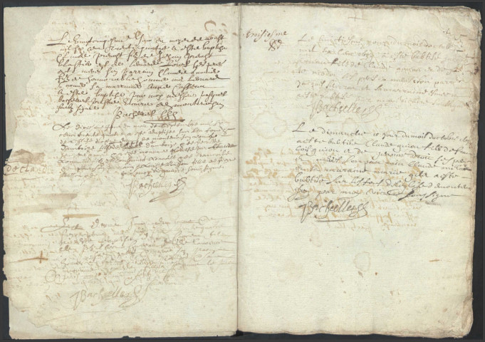 Montenoison : registres paroissiaux.