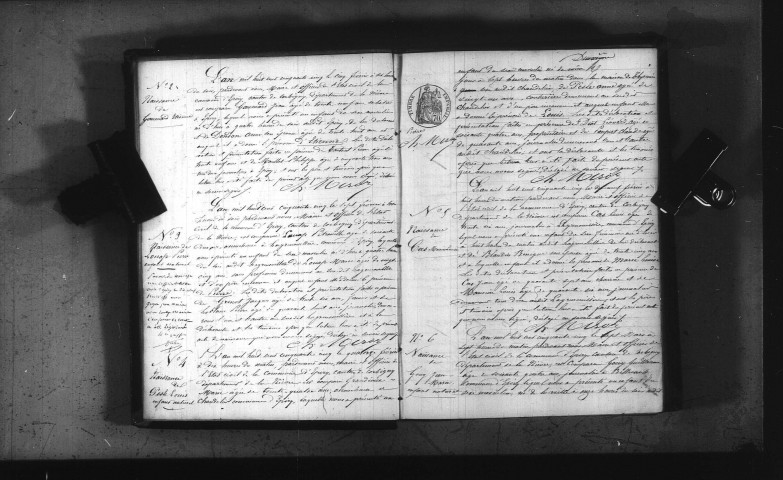 Epiry : actes d'état civil.