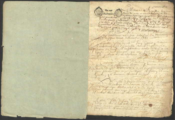 Montsauche-les-Settons : registres paroissiaux.