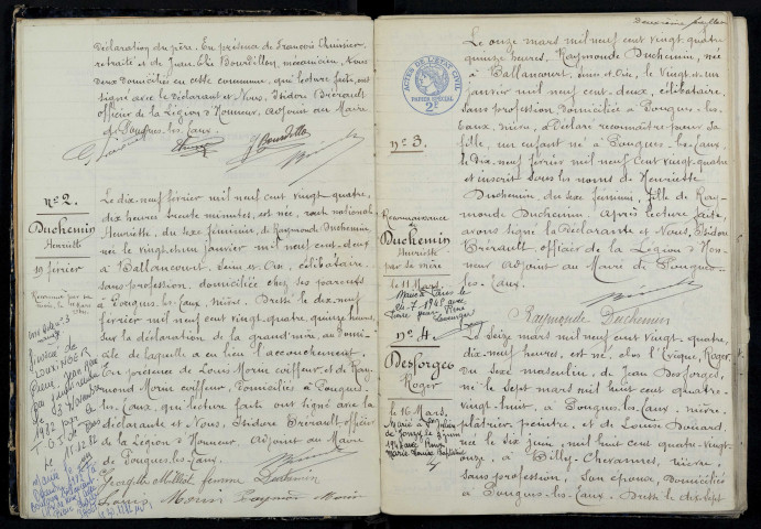 Pougues-les-Eaux : actes d'état civil (naissances).