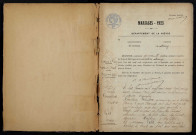 Decize : actes d'état civil (mariages).