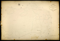 Montsauche-les-Settons, cadastre ancien : plan parcellaire de la section A dite du Bourg, feuille 7