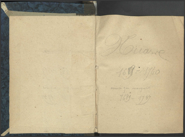 Nuars : registres paroissiaux.