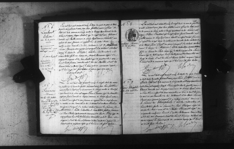 Perroy : actes d'état civil.