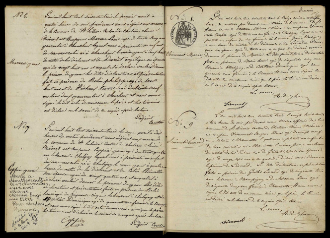 Saint-Hilaire-en-Morvan : actes d'état civil.