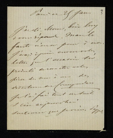 CHAMPAGNY (Franz de), écrivain, membre de l'Académie française (1804-1882) : 10 lettres.