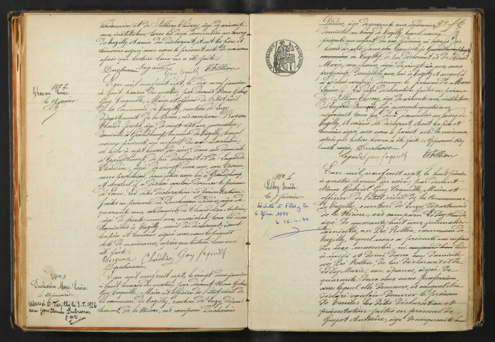 Tazilly : actes d'état civil.