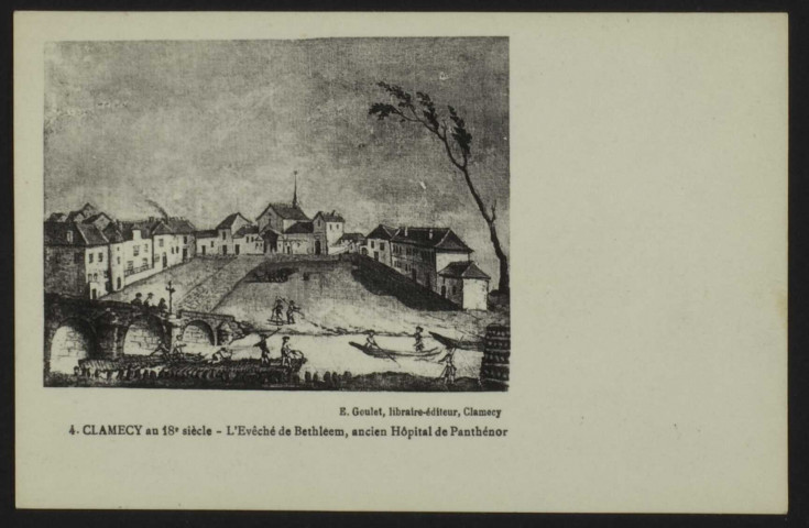 CLAMECY au 18e siècle – L’Evêché de Bethléem, ancien Hôpital de Panthéor