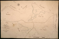 Saint-Hilaire-en-Morvan, cadastre ancien : plan parcellaire de la section A dite d'Argoulais, feuille 2