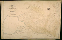 Rix, cadastre ancien : plan parcellaire de la section A dite du Bourg, feuille 2