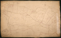 Sermoise-sur-Loire, cadastre ancien : plan parcellaire de la section B dite des Bois, feuille 5