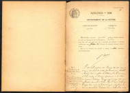 Oulon : actes d'état civil.