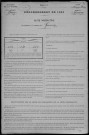 Germenay : recensement de 1901
