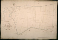 Saint-Amand-en-Puisaye, cadastre ancien : plan parcellaire de la section A dite des Vincents, feuille 2