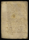 Succession Pommereul. - Héritages Baillard et Pommereul, répartition entre Robert Pommereul avocat et la femme de Bellon élu à Saint-Pierre-le-Moûtier : copie du partage du 2 mai 1590.