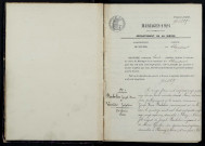 Champvert : actes d'état civil.