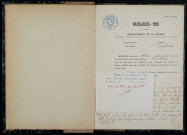 Oulon : actes d'état civil.