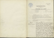 Saint-Saulge : actes d'état civil (naissances).