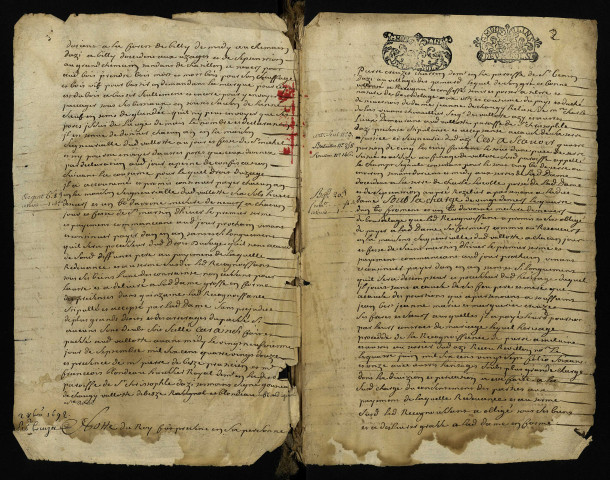 Pièce 3. - Fief d'Azy : reconnaissances passées devant le notaire Rossignol.