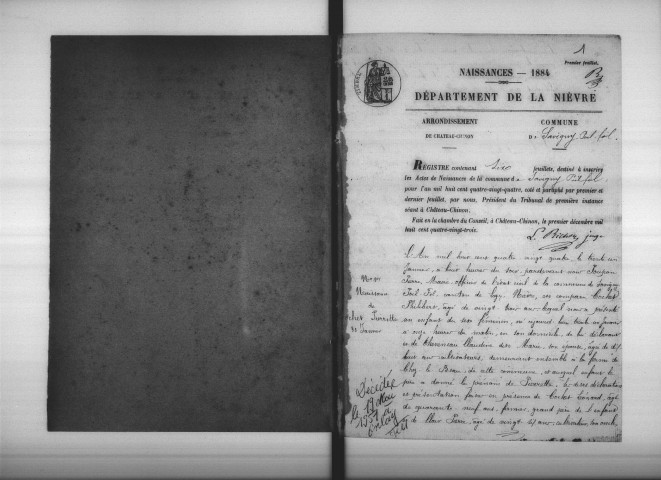 Savigny-Poil-Fol : actes d'état civil.