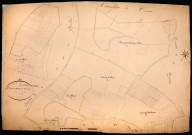 Saint-Martin-sur-Nohain, cadastre ancien : plan parcellaire de la section D dite de Moussard, feuille 1