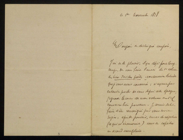 MONTBRUN (Edgar), poète à Rochefort (Charente-Maritime) : 2 lettres.