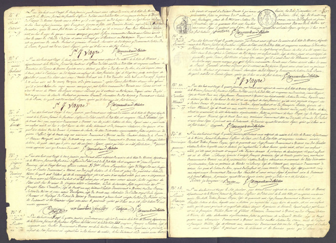 Nevers : actes d'état civil.