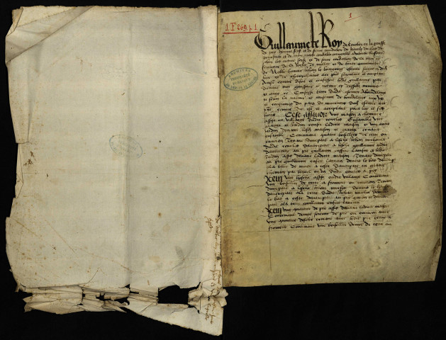 Fief de Concley à Poil et seigneuries voisines : terrier de Concles, Luzy, Lanty dressé pour Jean Le Bourgoing, écuyer.