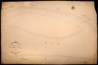 Tracy-sur-Loire, cadastre ancien : plan parcellaire de la section E dite de Tracy, feuille 6