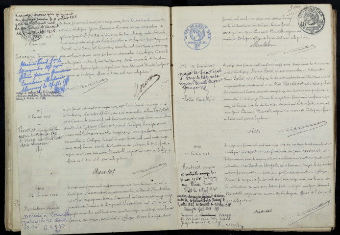 Corbigny : actes d'état civil.