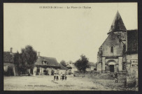 OUROUER (Nièvre) – La Place de l’Église