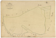 Aunay-en-Bazois, cadastre ancien : plan parcellaire de la section C dite de Franay, feuille 1