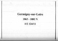 Germigny-sur-Loire : actes d'état civil.