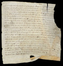 Biens et droits. - Foncier à Pacy (Passy, commune de Diennes-Aubigny), vente à l'abbaye de Bellevaux (commune de Limanton) par Guillaume Vallart : contrat (fête de la Pentecôte 1316).